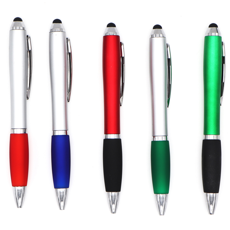 Gourd plastic pen twist touch screen ballpoint pen